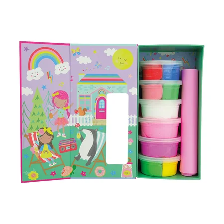 Floss & Rock selbsthärtender Ton, Regenbogen-Fee