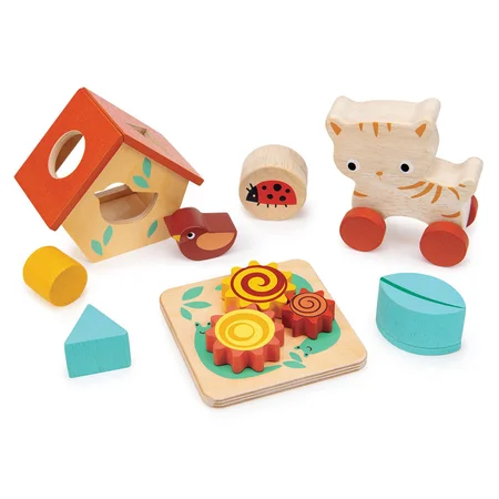 Mentari Sortierspiel-Set, Vogelhäuschen