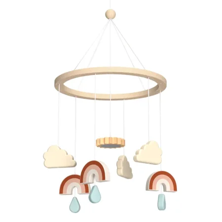 Cam Cam Copenhagen Regenbogen-Mobile aus Holz, caramel mix