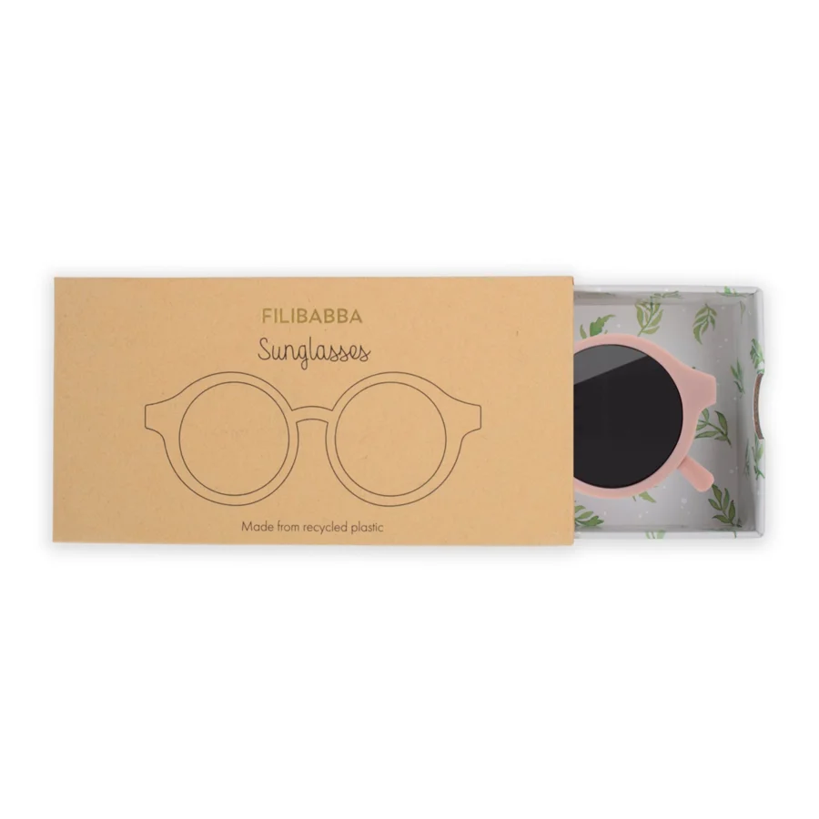 Kinder-Sonnenbrille aus recyceltem Plastik - bleached mauve, Filibabba 