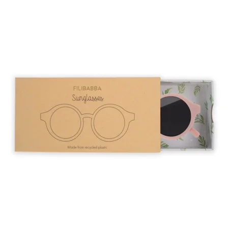 Kinder-Sonnenbrille aus recyceltem Plastik - bleached mauve, Filibabba 