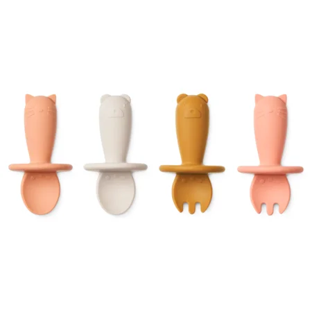 Liewood Avril 4er-Pack Babybesteck, tuscany rose multi mix