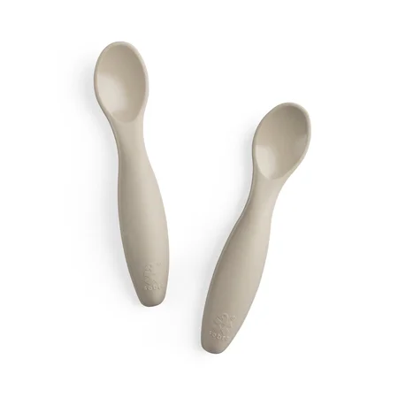 Sebra Silikonlöffel-Set kurz, beige