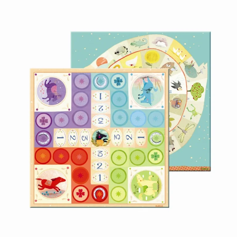 Djeco Spielkoffer mit dem Gänsespiel und Ludo