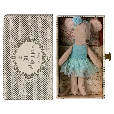 Maileg Kleine Schwester Maus, Ballerina mit Tagesbett