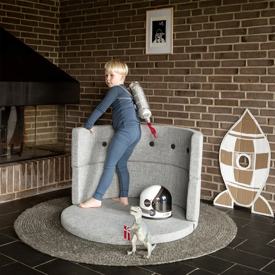 By klipklap KK play fold circle Multi grey w. grey