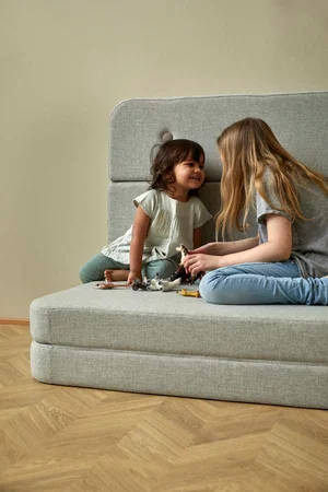 3-Fold Sofa 140 cm, beige, byKlipKlap