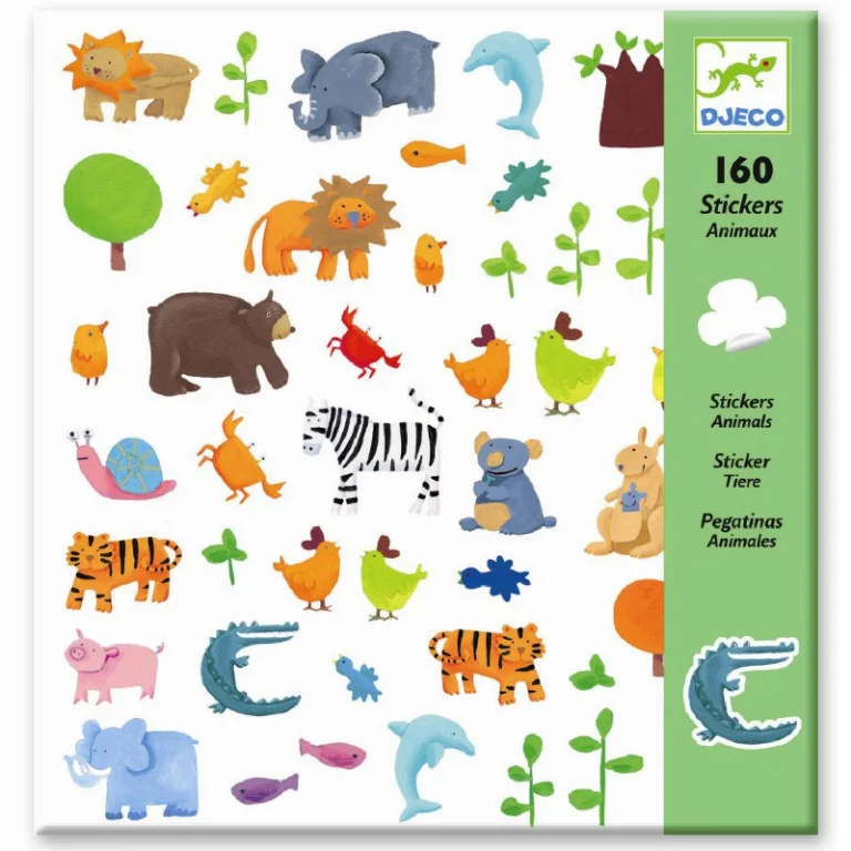 Djeco Sticker Wilde Tiere