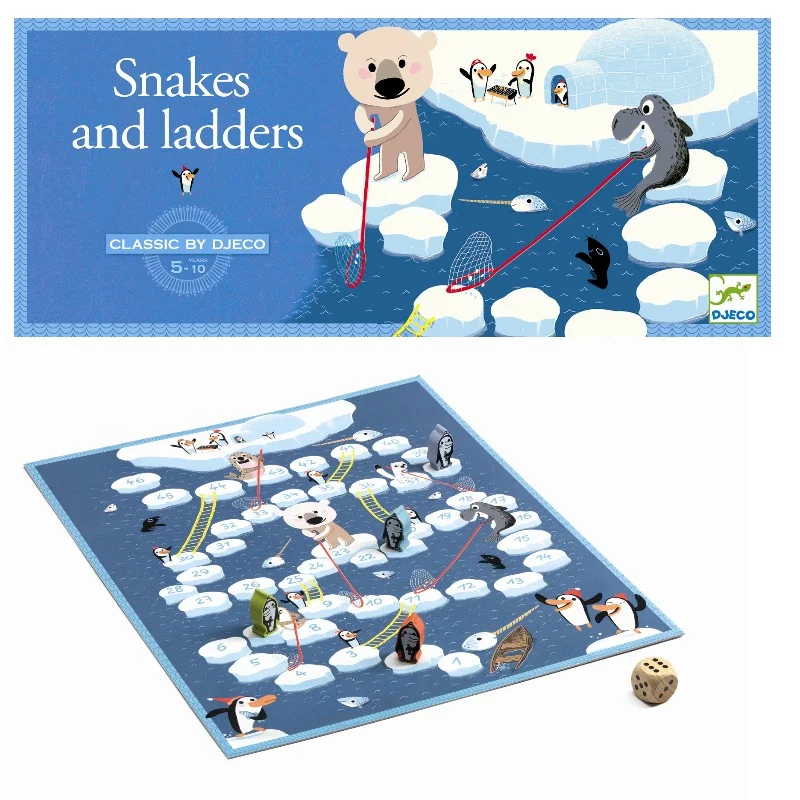 Djeco Spiel Schlangen und Leitern