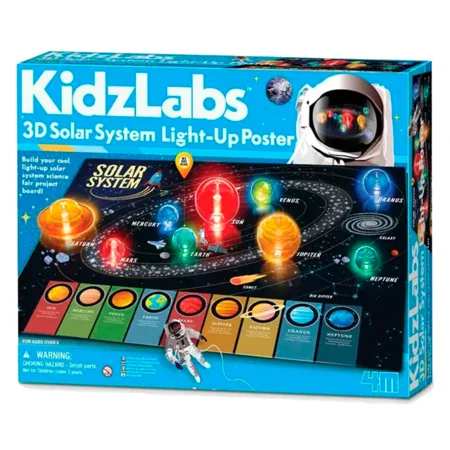 4M 3D-Solarsystem Light Up Poster
