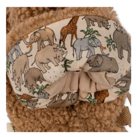 Konges Sløjd Grizz Teddy-Babyfäustlinge, shitake