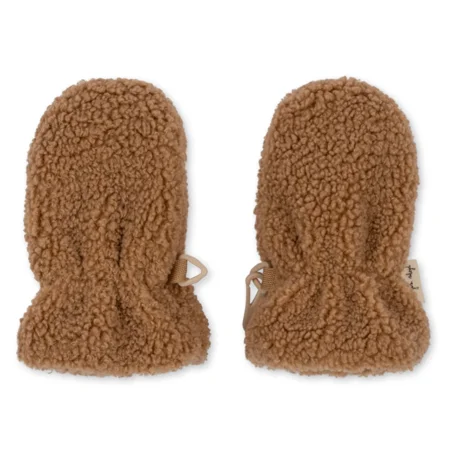 Konges Sløjd Grizz Teddy-Babyfäustlinge, shitake