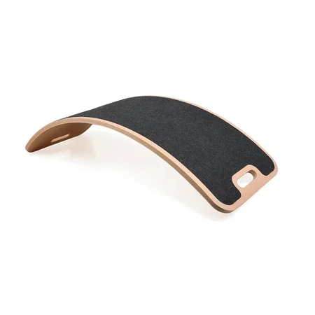 CurveLab Balancebord mit Filz, Perfect Arc - grau