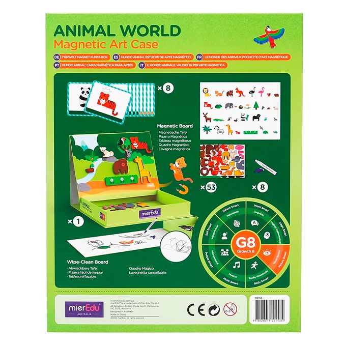 mierEdu, magnetisches Spielzeug "Tierwelt"