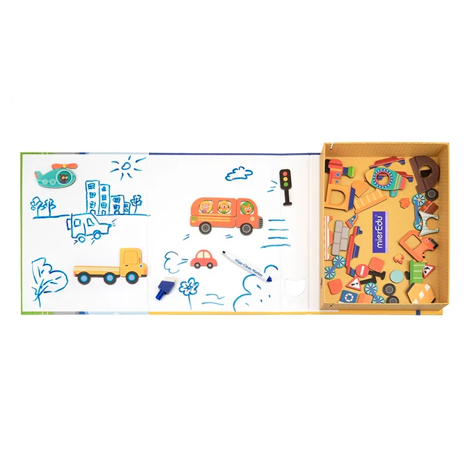 mierEdu, magnetisches Spielzeug "Transportmittel"