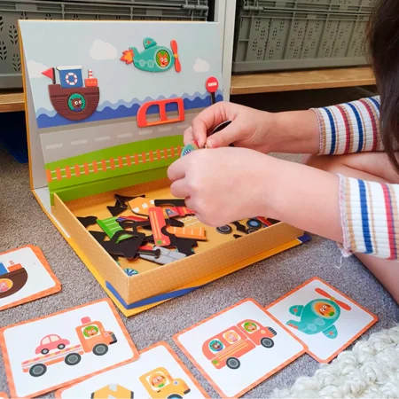 mierEdu, magnetisches Spielzeug "Transportmittel"