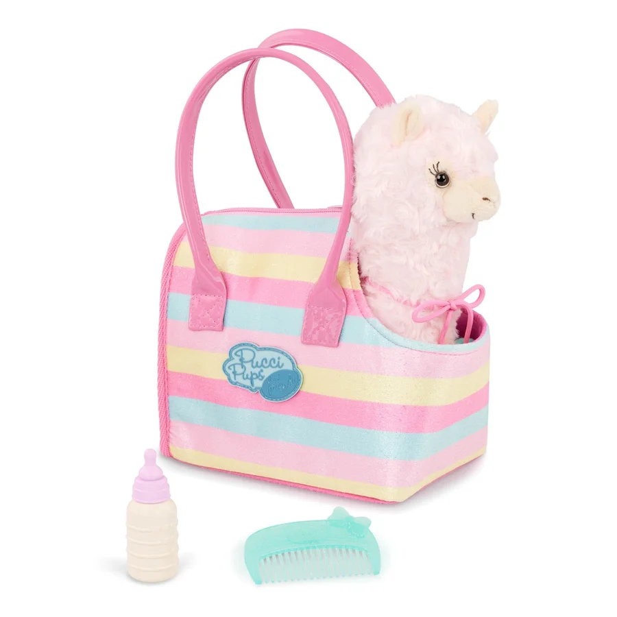 Pucci Lama in der Tasche