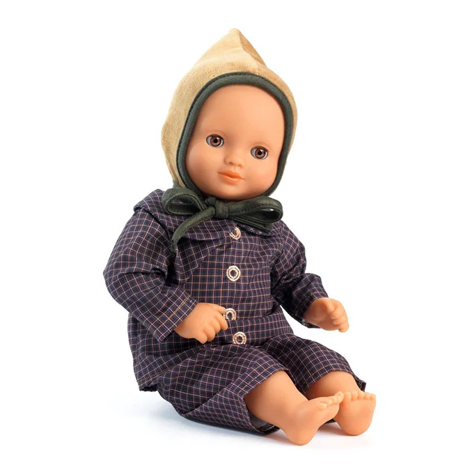 Djeco Pomea Puppenkleidung, Set mit Hut, Ambre