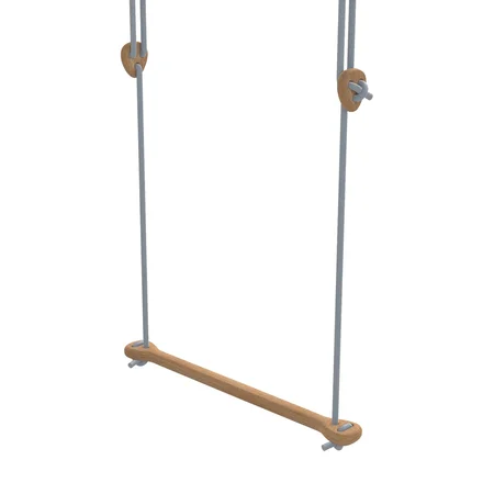 Lillagunga Trapez, Eiche, graue Seile, 3,80-4,80 m