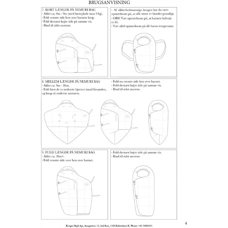 Konges Sløjd Nemuri sleepingbag, Choco Bean