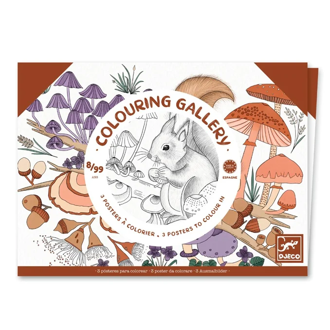Poster zum Anmalen, Galerie Natur