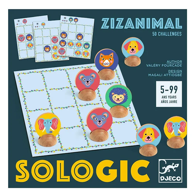 Djeco Spiel Sologic, Zizanimal