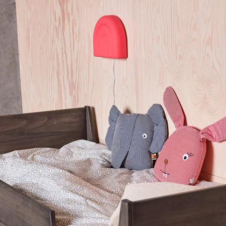 OYOY Rainbow Wandlampe, cherry red