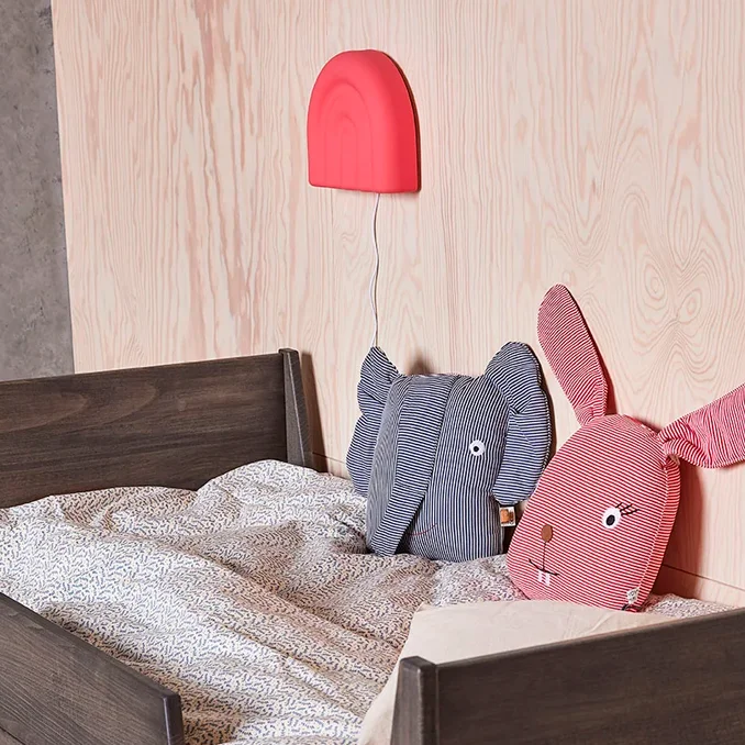OYOY Rainbow Wandlampe, cherry red