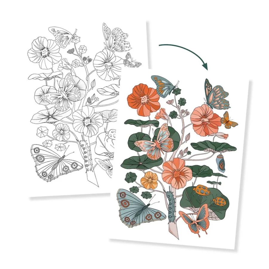 Poster zum Anmalen, Galerie Natur