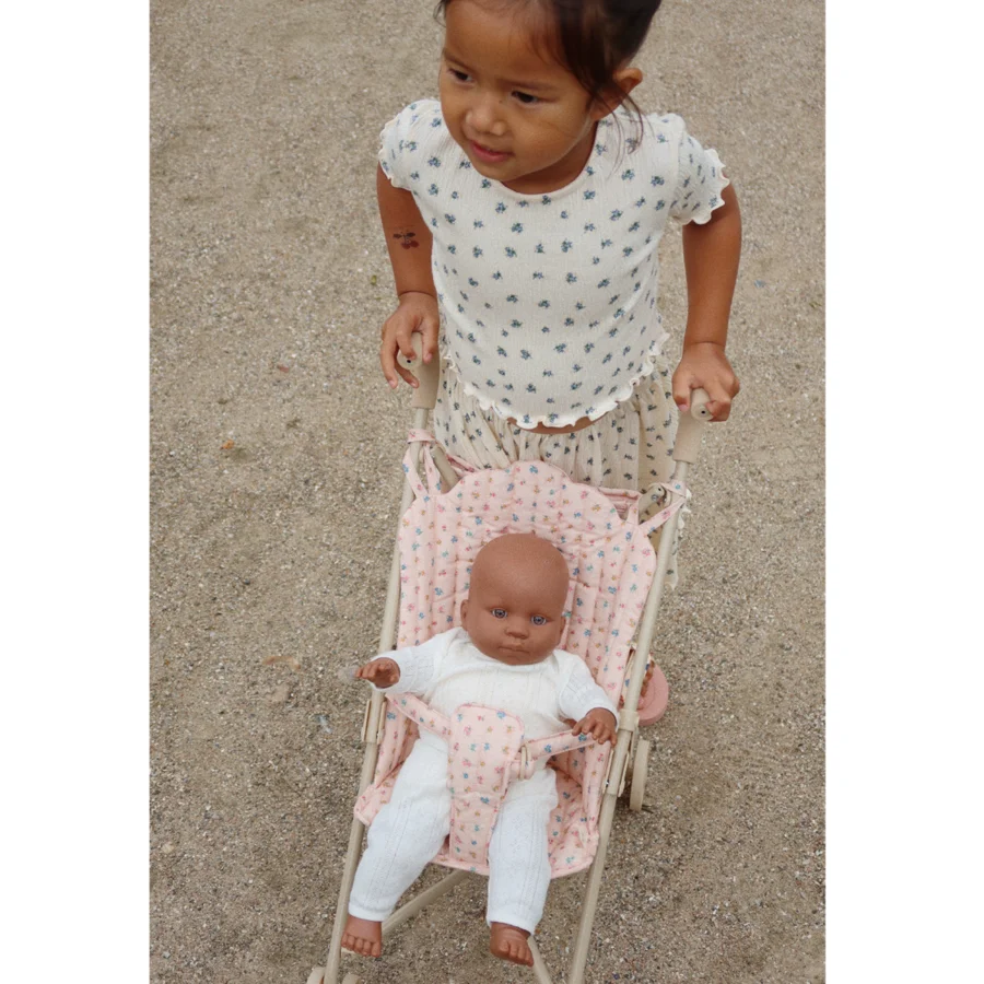Puppenbuggy "Doll Stroller", bloomie blush, Konges Sløjd 