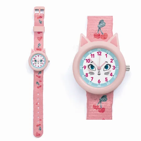 Djeco Armbanduhr, Katze