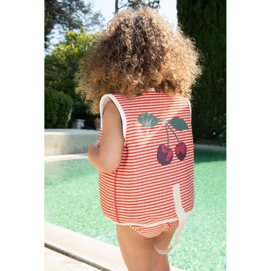 Neopren Glitter Schwimmweste, glitter stripe, Konges Sløjd 