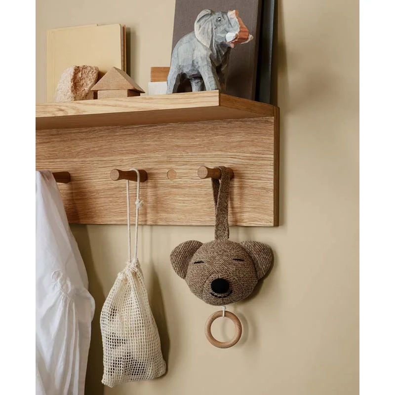 Ferm Living musikuro i merinould, bamse