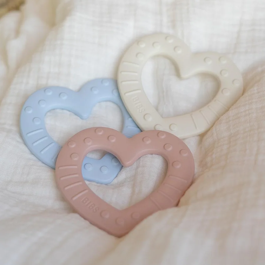 Bibs Bitie bidering, Hjerte - Blush