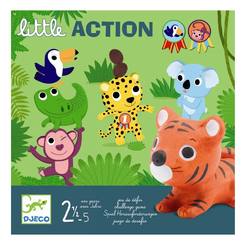 Djeco Spiel für Kleinkinder, Party im Dschungel