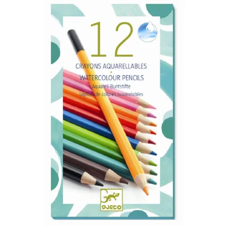 Djeco Aquarellstifte, klassische Farben