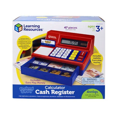 Learning Resources kasseapparat m.regnemaskine og penge