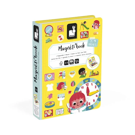 Janod Magneti'Book - Die Uhrzeit lernen