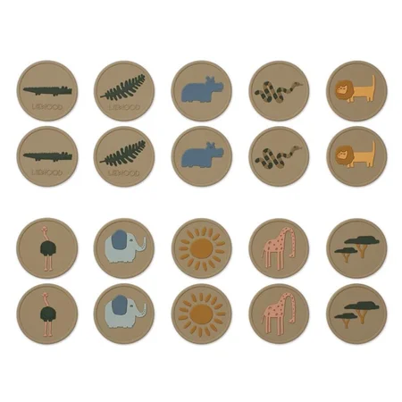 Liewood vendespil, Safari - Oat multi