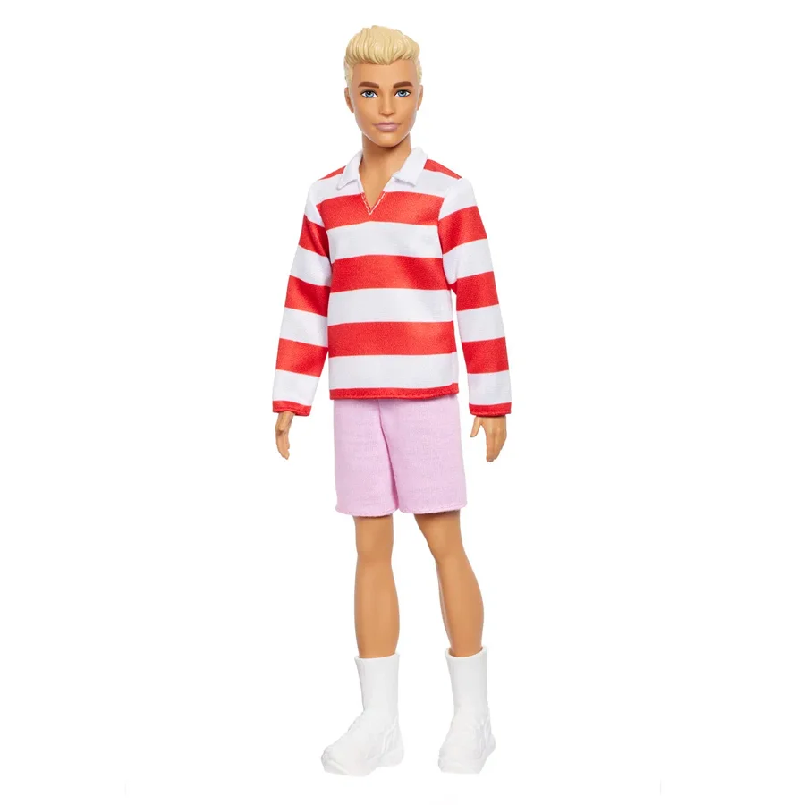 Barbie Puppe Fashionista Ken, Rot-Weiß