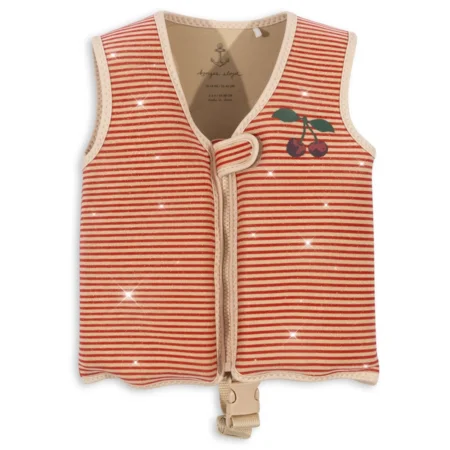 Neopren Glitter Schwimmweste, glitter stripe, Konges Sløjd 