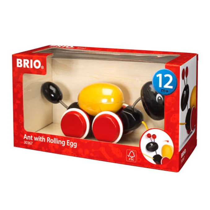BRIO Nachziehspielzeug Ameise mit Ei