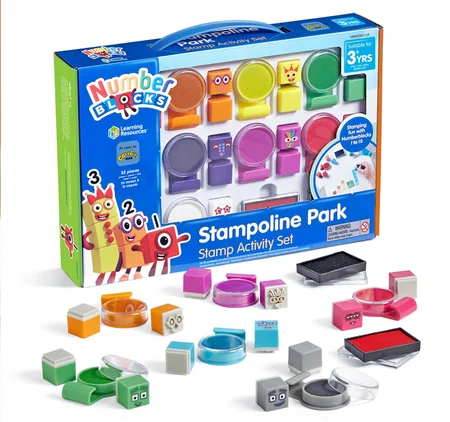 Numberblocks, aktivitetssæt med stempler
