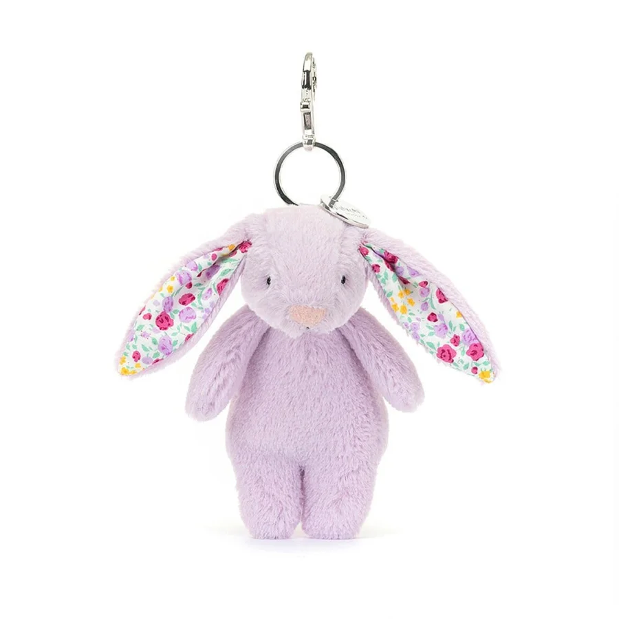 Jellycat Bashful kanin vedhæng til taske, Blossom Jasmine