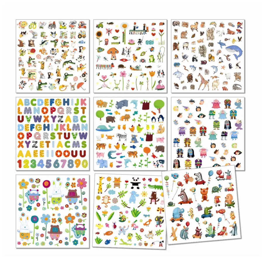 Djeco 1000 Sticker für die Kleinen