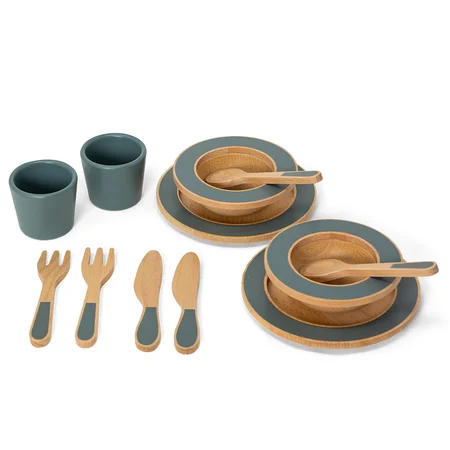 MaMaMeMo Geschirr-Set, emerald green
