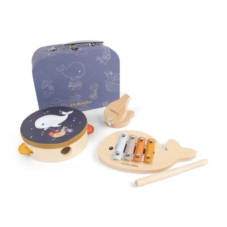 Filibabba Spielkoffer – Meine ersten Instrumente aus Holz