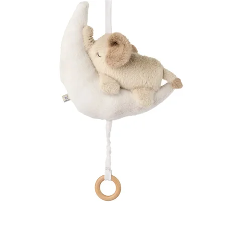 Liewood Mandy Baby Elefant Musik Mobile, Mist/Sandy
