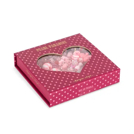 Konges Sløjd Perlen-Set Box, Pink