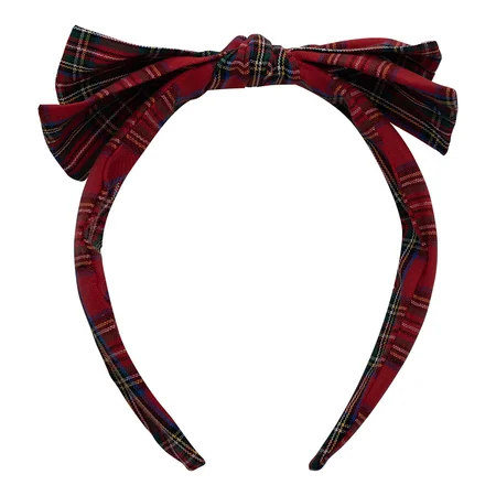 Mimi & Lula Haarreif, Red Tartan Edie Pony Pals